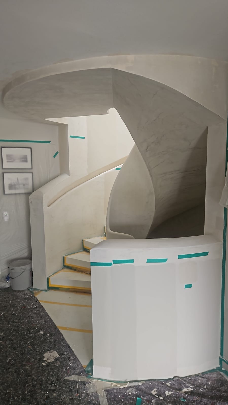 Renovierung einer Wendeltreppe